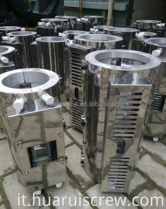 Riscaldatori estrusori in alluminio per macchine per plastica